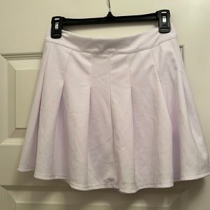 White skirt